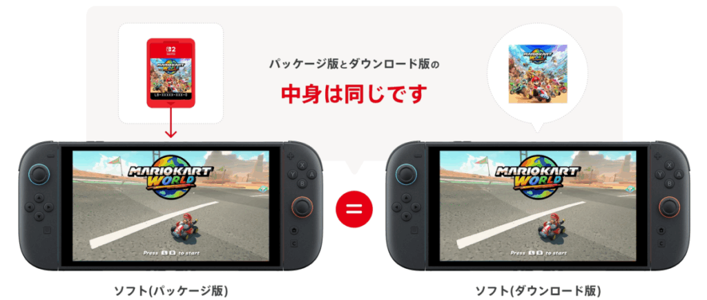徹底比較】スイッチ2(Switch)ダウンロード版とパッケージ版｜あなたに 
